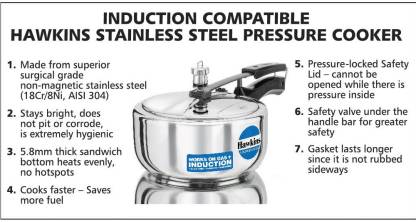 Hawkins 3 Litre HSS3W Pressure Cooker