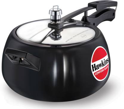 Hawkins CB50 Contura Black Pressure Cooker | 5 Litre