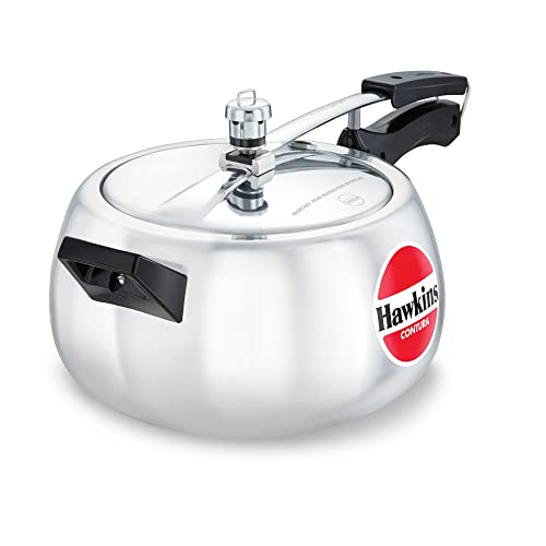 Hawkins HC50 Contura Aluminium Inner Lid Pressure Cooker, 5ltrs