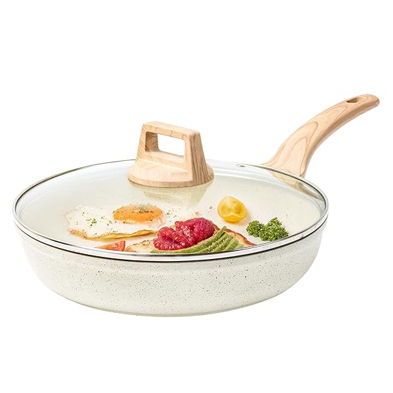 CAROTE Non Stick Pan with Lid