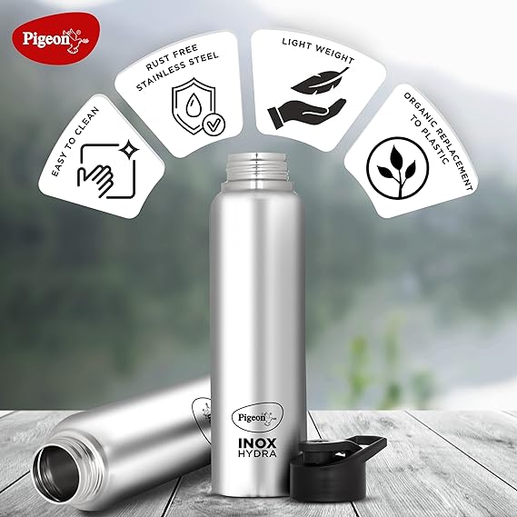 Pigeon Stainless Steel Inox Hydra 750 Drinking Water Bottle