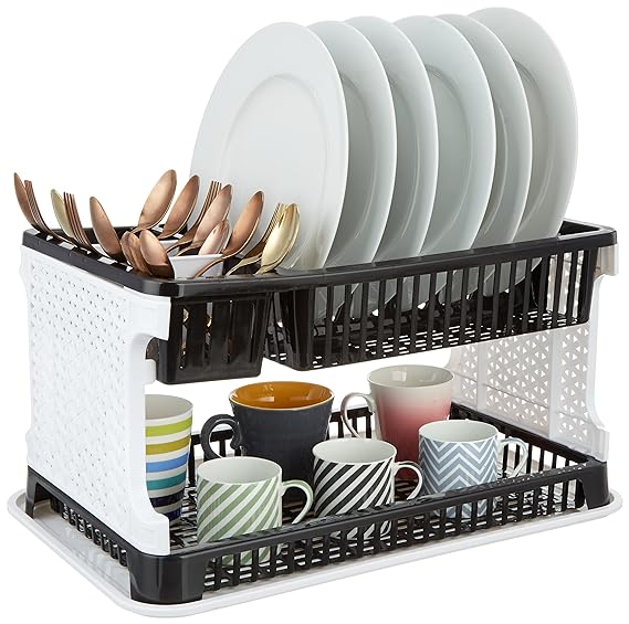 Amazon Brand Solimo Plastic Dish Drainer