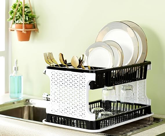 Amazon Brand Solimo Plastic Dish Drainer