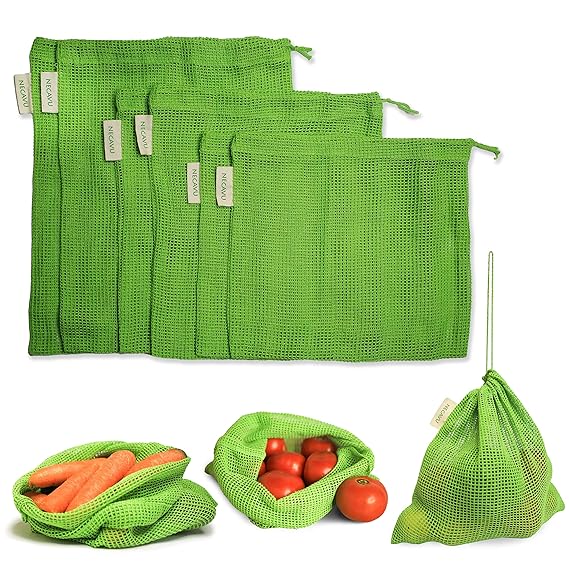 Necavu 100% cotton fridge bag (set of 6)