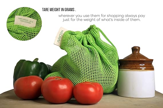 Necavu 100% cotton fridge bag (set of 6)