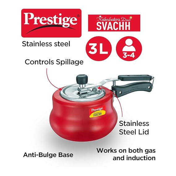 Prestige Svachh 10752 3 L Nakshatra Pressure Cooker