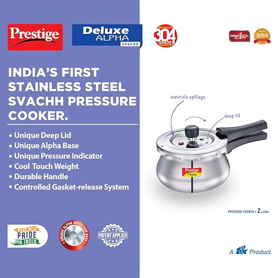 Prestige Svachh 20266 2 L Pressure Cooker