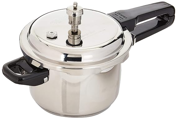 Vinod 18/8  3 L Stainless Steel Pressure Cooker O