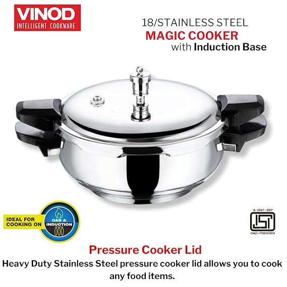 Vinod Stainless 55 L Steel Sandwich Pressure Cooker
