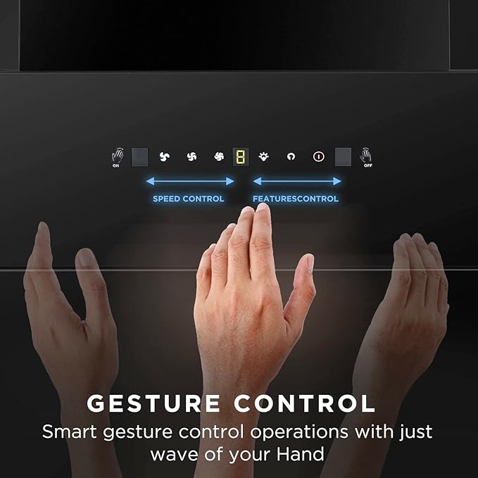 Faber 90 cm 1350 m³/hr Slant Filterless Auto Clean Chimney