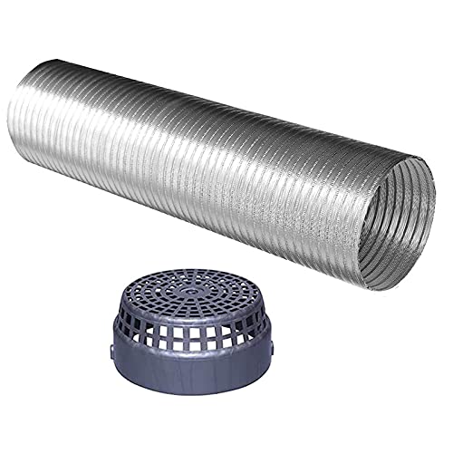 AMPEREUS 4-inch Chimney Exhaust Pipe