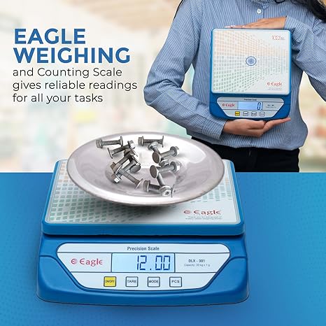 Eagle Electronic Weighing & Counting Scale with 30 kg Capacity (DLX-301)