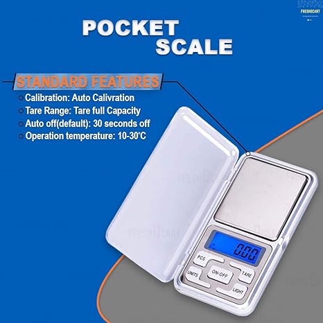 FreshDcart Mini Digital Weighing Machine With Auto Calibration