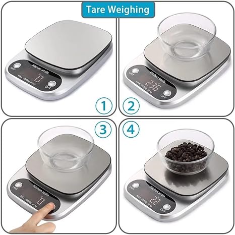 GADGETRONICS Digital Kitchen Weight Scale Food Weight Machine