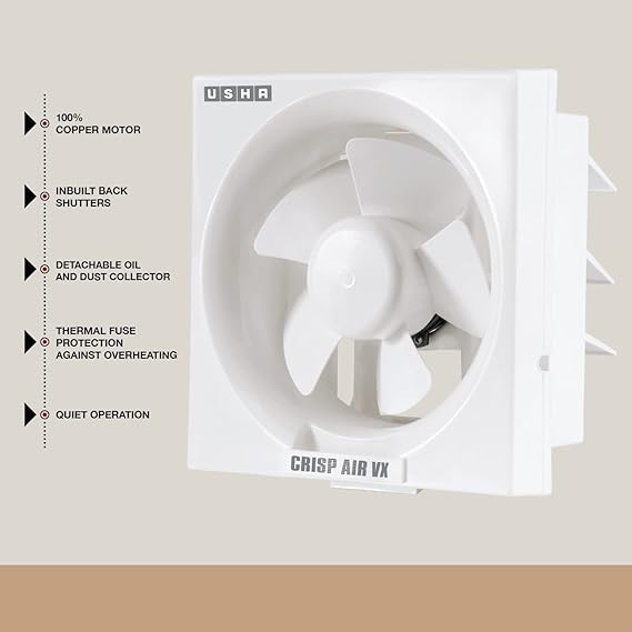 USHA Crisp Air VX (300 mm) Duct Size Exhaust Fan