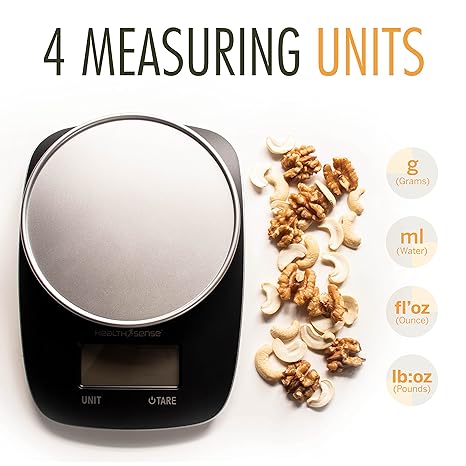 HealthSense Chef-Mate KS 33 Digital Kitchen Weighing Scale