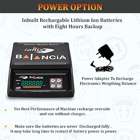 IONIX Made In India | Dual Display Weight scale