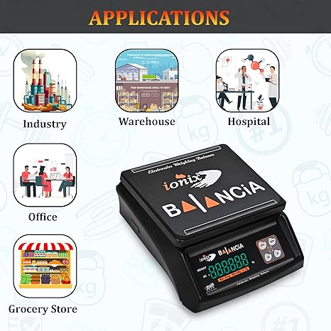 IONIX Made In India | Dual Display Weight scale