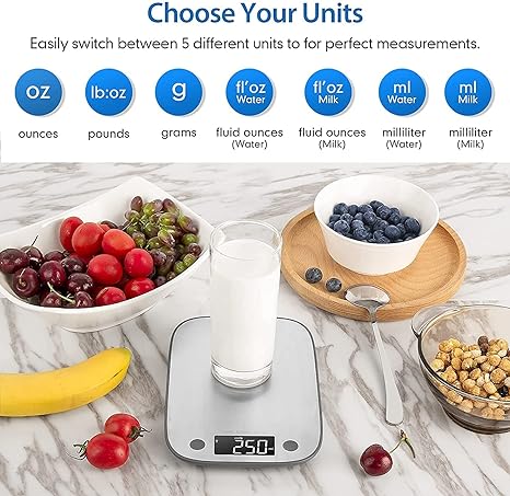 SIMPLETASTE Digital Food Kitchen Scale