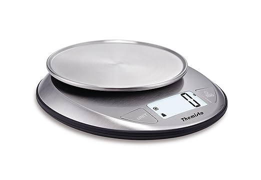 Themisto TH-WS20 Digital Kitchen Weighing Scale Stainless Steel