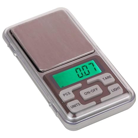 Thermomate Mini Pocket Weight Scales Digital Jewellery Weighing Machine with Auto Calibration