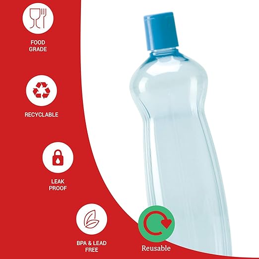 Milton Pacific 1000 Pet Water Bottles | Set of 6