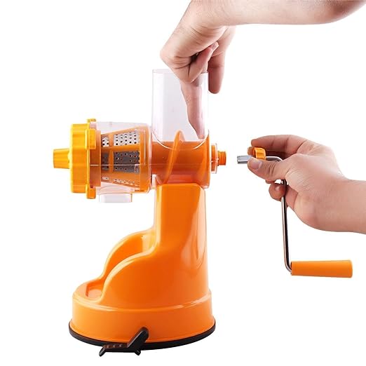 Rylan Juicer Hand Juicer for Fruits and Vegetables with Steel Handle Vacuum Locking System