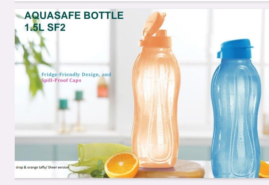 Tupperware Aquasafe Bottle Set of 2 (1.5L)
