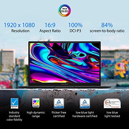 ASUS Vivobook S15 OLED 2022, 156Inches - 12th Gen, Thin and Light Laptop (16GB/512GB SSD)
