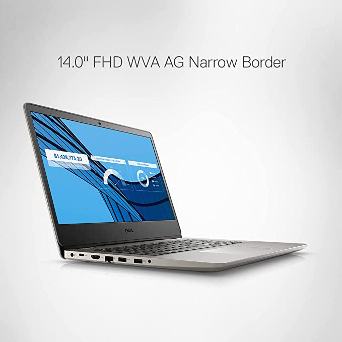 Dell Vostro 14-inch Laptop - Windows 11, MS Office - Intel i5-1135G7  (8GB DDR4, 512GB SSD) -   FHD Screen