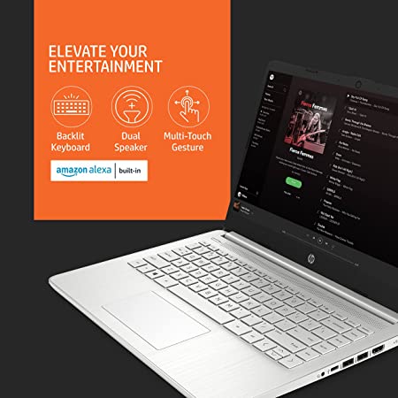 HP 14s, 5th Gen AMD Ryzen 3- (8GB RAM/512GB SSD) -  14 inches Laptop (Backlit Keyboard/Alexa/Windows 11)