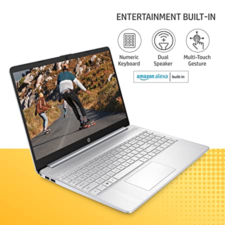 HP 15s, 12th Gen Intel Core i5 8GB RAM/512GB SSD 156-inch - (Micro-Edge Anti-Glare FHD Laptop/Win 11)