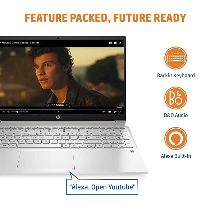 HP Pavilion 15 AMD Ryzen 5-5625U (8GB RAM/512GB SSD) -  156 Inches Laptop
