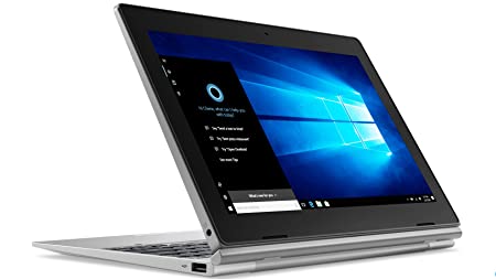 Lenovo IdeaPad D330 Intel Celeron N4020 101 Inches HD IPS Detachable 2-in-1 Laptop (4GB/128GB Emmc), Mineral Grey