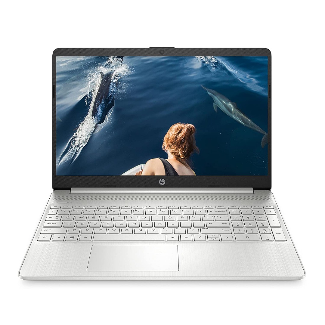 HP 15s-Ryzen 3 5300U 8GB SDRAM/256GB SSD 156inch(396cm) FHD, Micro-Edge, Anti-Glare Laptop/AMD Radeon Graphics/Dual Speakers/Windows 11 Home/Alexa/MS Office/Fast Charge/Silver/169Kg, 15S-Ey2000AU