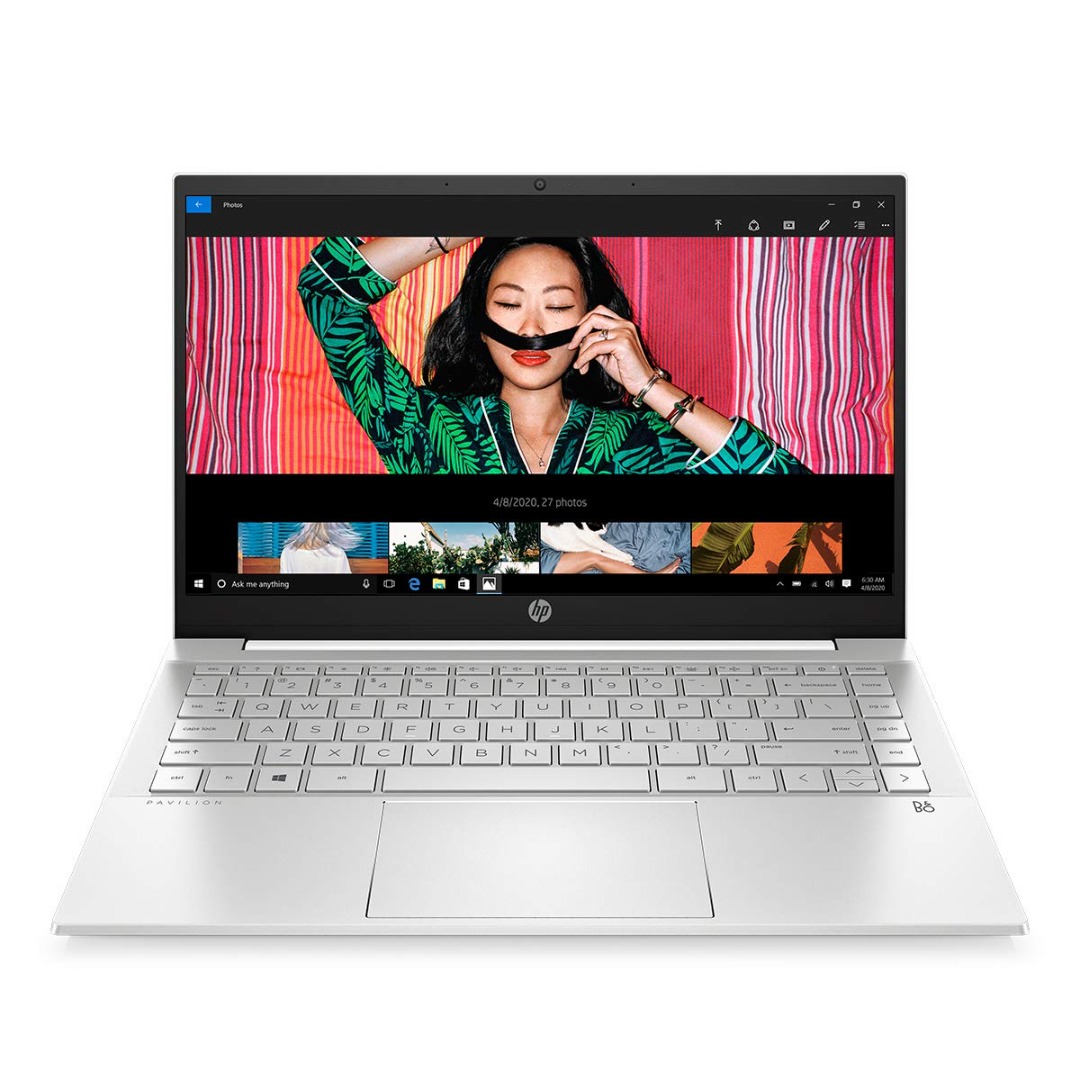 HP Pavilion 14 11th Gen Intel Core i5 14-inch Thin and Light FHD Laptop (8GB 512GB SSD Windows 10 MS Office Natural Silver 141 kg), 14-dv054)