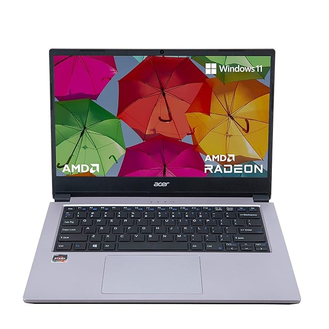 Acer One 14 Business Laptop AMD Ryzen 3 3250U Processor (8GB RAM/256GB SSD/AMD Radeon Graphics/Windows 11 Home) Z2-493 with 3556 cm (140") HD Display