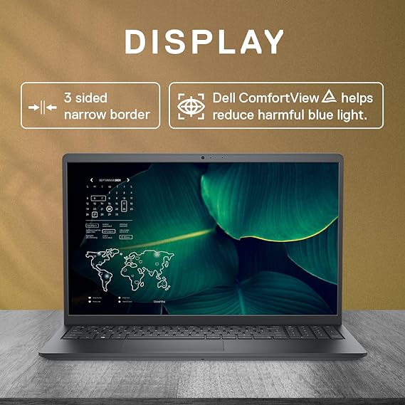 Dell 15 Laptop, Intel Core i5-1135G7 Processor/ 8GB/ 1TB+256GB SSD/156"(395cm) FHD Display/Mobile Connect/Windows 11 + MSO21/15 Month McAfee/Spill-Resistant Keyboard, Black