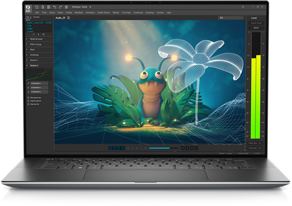 Dell Precision 5570 Mobile Workstation (12th Gen i5-12600H Win 11 Pro 8GB RAM 256 GB Storage)