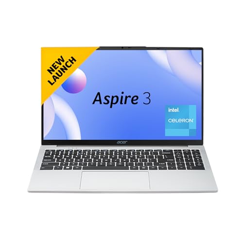 Acer Aspire 3 Laptop Intel Core Celeron N4500 Processor Laptop (8 GB LPDDR4X SDRAM/256 GB SSD/Win11 Home/38 Whr/HD Webcam)