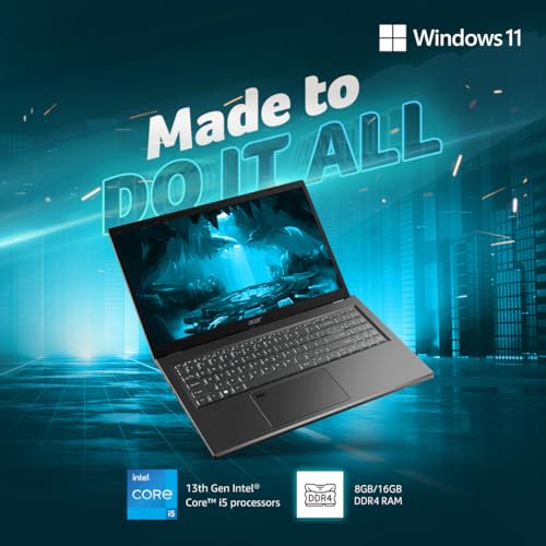 Acer Aspire 5 Gaming Laptop 13th Gen Intel Core i5(16GB RAM/512GB SSD/NVIDIA RTX 2050 4GB Graphics/144Hz/Win11Home)