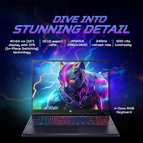 Acer Predator Helios Neo 16 Gaming Laptop 14th Gen Intel Core i9 Processor (Windows 11 Home/16 GB/1 TB SSD/NVIDIA GeForce RTX 4070)