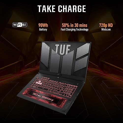ASUS TUF Gaming F15 13th Gen Intel Core i7-13620H, Gaming Laptop (16GB DDR5/512GB SSD/NVIDIA GeForce RTX 4060 /Windows 11/2.20 Kg)