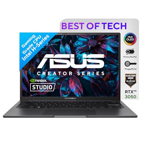 ASUS Vivobook 14X OLED, Intel Core i5-13500H 13th Gen Gaming Laptop (16 GB RAM/512 SSD/4GB GeForce RTX 3050/Win11/1.45 kg)