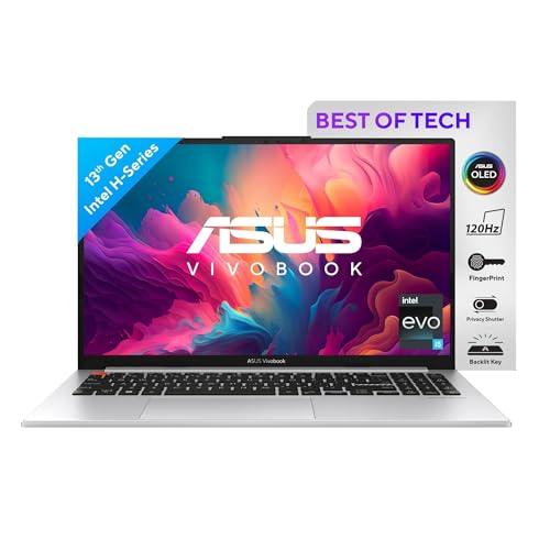 ASUS Vivobook S 15 OLED, Intel Core i5-13500H 13th Gen Thin & Light Laptop (16GB/1TB SSD//Win11/Office 2021//Backlit/FingerPrint/75WHr/1.7 Kg),