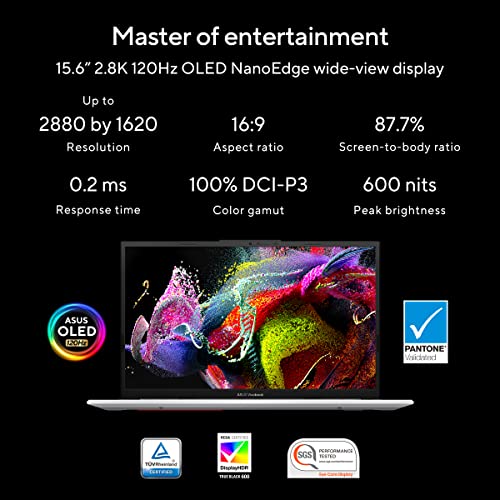 ASUS Vivobook S 15 OLED, Intel Core i5-13500H 13th Gen Thin & Light Laptop (16GB/1TB SSD//Win11/Office 2021//Backlit/FingerPrint/75WHr/1.7 Kg),