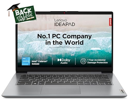 Lenovo IdeaPad Slim 1 Intel Core Celeron N4020 Thin and Light Laptop (8GB/512GB SSD/Windows 11 Home/Office 21)