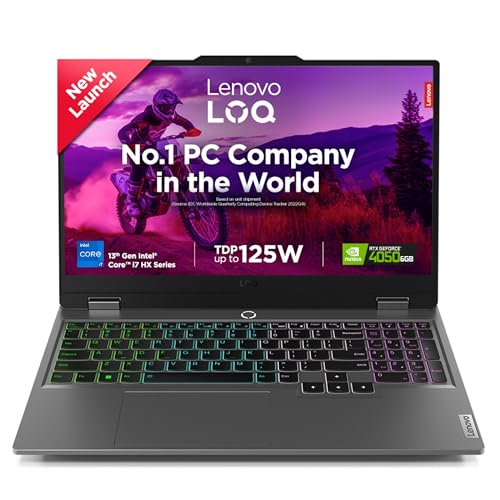 Lenovo LOQ 2024 13th Gen Intel Core i7-13650HX 144Hz 300Nits FHD Gaming Laptop (24GB/512GB SSD/Win 11/NVIDIA RTX 4050 6GB/MSO 21)