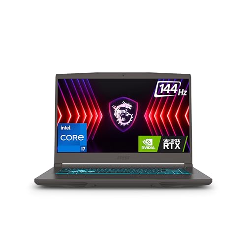 MSI Thin 15, Intel Core i7-12650H, 40CM FHD 144Hz Gaming Laptop(16GB/1TB NVMe SSD/Windows 11 Home/NVIDIA GeForce RTX 2050,GDDR6 4GB /1.86Kg)