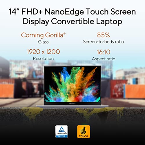 ASUS Vivobook S 14 Flip 2022, AMD Ryzen 5 5600H (16GB/1TBGB SSD/Win11//Backlit//50WHr)